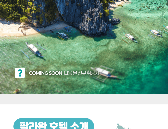 팔라완 신규 취항저격